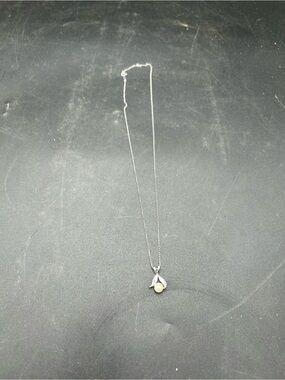 DEC 14kgf Pearl Drop Pendant Necklace - White Pearl